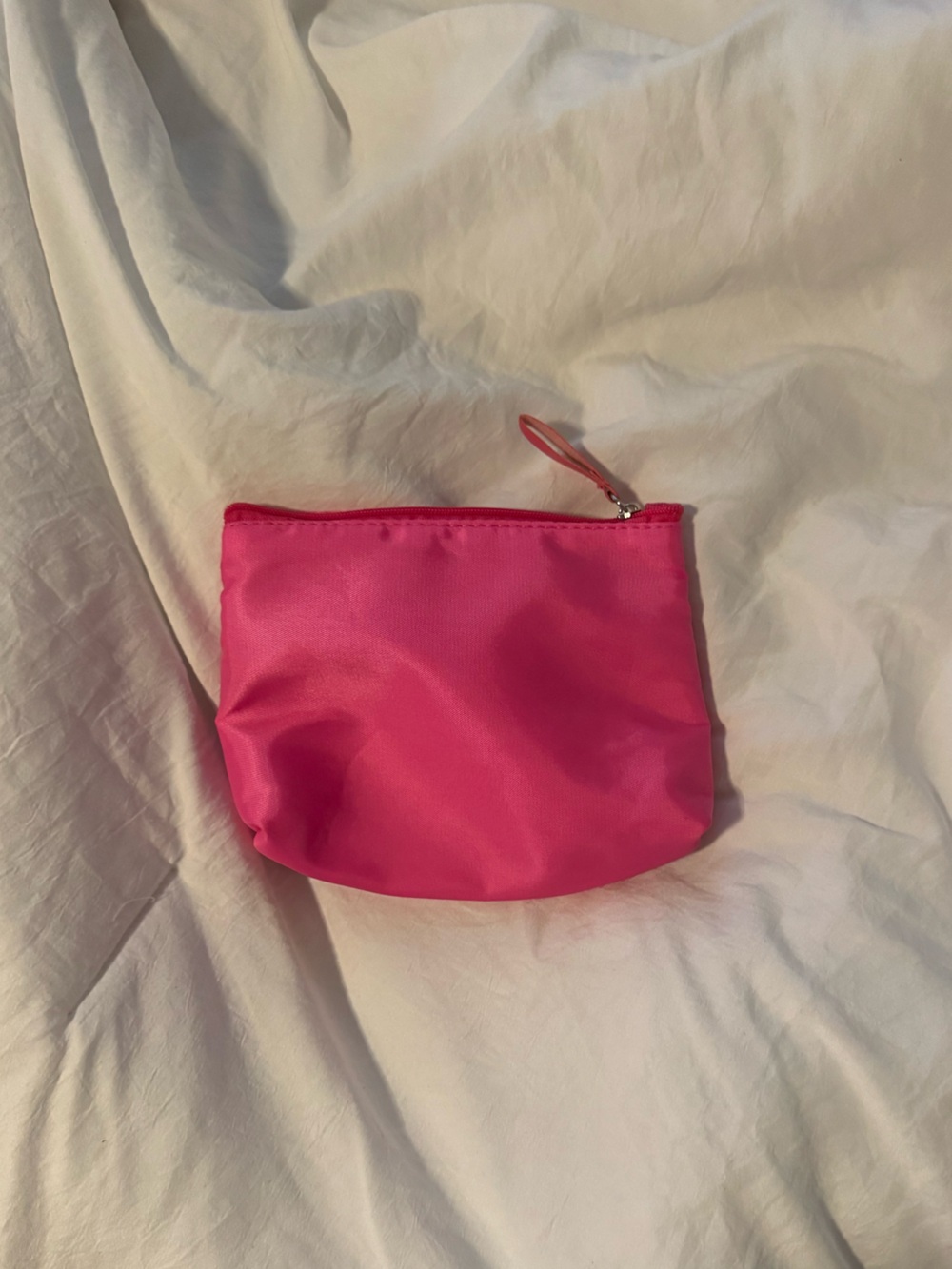 Everyday Pink Zip Pouch - Compact Women's Bag